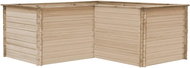 SHUMEE Elevated flower bed 197 x 197 x 80 cm solid pine wood - Raised Garden Bed