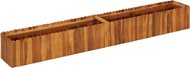 SHUMEE Záhon vyvýšený, drevo, akácia 200 × 30 × 25 cm - Vyvýšený záhon