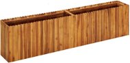 SHUMEE Záhon vyvýšený, drevo, akácia 200 × 30 × 50 cm - Vyvýšený záhon