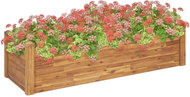 SHUMEE Garden raised flower bed 160 x 60 x 44 cm solid acacia wood - Raised Garden Bed