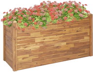 SHUMEE Garden raised flower bed 160 x 60 x 84 cm solid acacia wood - Raised Garden Bed