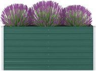 Vyvýšený záhradný kvetináč 160 × 80 × 77 cm pozinkovaná oceľ zelený - Vyvýšený záhon