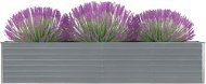 SHUMEE Raised flower bed galvanized steel 320 x 40 x 45 cm gray - Raised Garden Bed