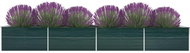 SHUMEE Raised flower bed galvanized steel 600 x 80 x 77 cm green - Raised Garden Bed