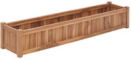 SHUMEE Raised flower bed 150 x 30 x 25 cm solid teak wood - Raised Garden Bed