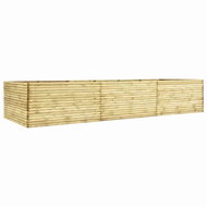 SHUMEE Raised flower bed 450 x 50 x 96 cm impregnated pine wood - Raised Garden Bed