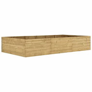 SHUMEE Garden raised flower bed 300 x 150 x 54 cm impregnated pine - Raised Garden Bed