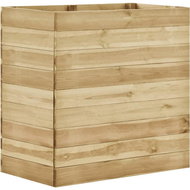 SHUMEE Garden raised flower bed 100 x 50 x 97 cm impregnated pine - Raised Garden Bed