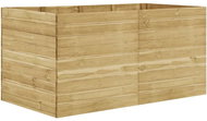SHUMEE Garden raised flower bed 200 x 100 x 97 cm impregnated pine - Raised Garden Bed