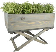 SHUMEE Esschert Design Box with Folding Stand NG77 - Flower Box