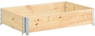 Vyvýšený záhon 50 × 100 cm masívne borovicové drevo - Vyvýšený záhon