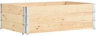 SHUMEE Raised flower beds 3 pcs 50 x 150 cm solid pine wood - Raised Garden Bed