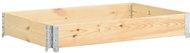 SHUMEE Elevated flower bed 100 x 150 cm solid pine wood - Raised Garden Bed