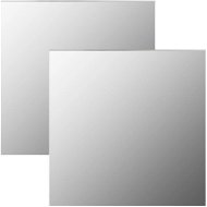 Nástenné zrkadlá 2 ks 50 × 50 cm štvorcové sklo 3051622 - Zrkadlo