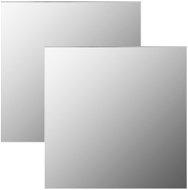 Wall Mirrors 2 pcs 60 x 60cm Square Glass 3051624 - Mirror
