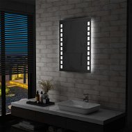Zrkadlo Kúpeľňové nástenné zrkadlo s LED osvetlením 60 × 80 cm - Zrcadlo
