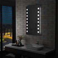 Kúpeľňové nástenné zrkadlo s osvetlením LED 60 x 100 cm - Zrkadlo