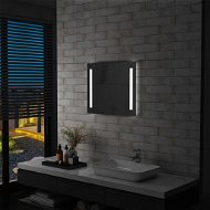 Bathroom Wall Mirror with LED Lighting 60 x 50cm - Mirror