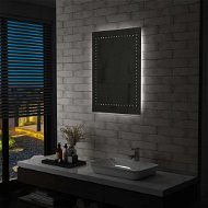 Kúpeľňové nástenné zrkadlo s LED osvetlením 60 × 80 cm - Zrkadlo