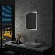 Bathroom Wall Mirror with LED Lighting 50 x 60cm - Mirror