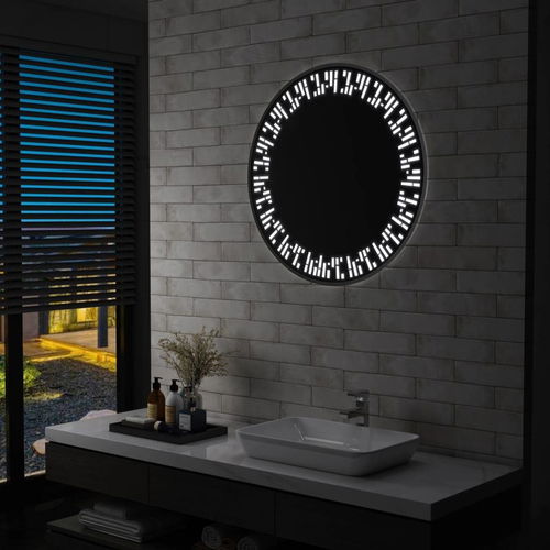 Koupelnové zrcadlo s LED osvětlením 80 cm - Zrcadlo - Hlavní obrázek