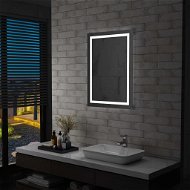 Koupelnové zrcadlo s LED světly a dotykovým senzorem 60 x 80 cm - Zrcadlo