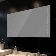 Kúpeľňové zrkadlo s LED diódami nástenné, 100 × 60 cm (D × V) - Zrkadlo