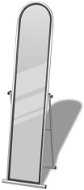Freestanding Floor Rectangular Mirror, Grey - Mirror