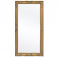 Wall Mirror in Baroque Style 120x60cm Gold - Mirror