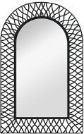 Nástenné zrkadlo oblúkové 50 × 80 cm čierne - Zrkadlo