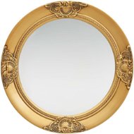 Nástenné zrkadlo barokový štýl 50 cm zlaté - Zrkadlo