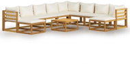 11-Piece Solid Acacia Garden Dining Set with Cushions 3057648 3057648 - Garden Furniture