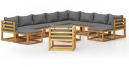 12-piece Garden Sofa with Cushions Solid Acacia 3057618 3057618 - Garden Furniture