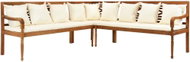 3-piece garden sofa with cushions solid acacia wood 42627 42627 - Garden Furniture