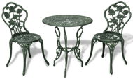 3-piece bistro set cast aluminum green 42164 42164 - Garden Furniture