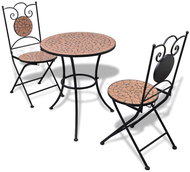 3-piece bistro set mosaic ceramic terracotta 271770 271770 - Garden Furniture