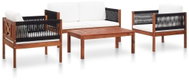 4-piece garden sofa solid acacia wood 46343 46343 - Garden Furniture