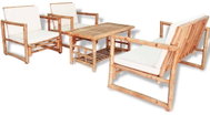 4-piece garden sofa with bamboo cushions 43159 43159 - Garden Furniture