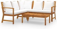 4-piece garden sofa with creamy acacia pillow 3057769 3057769 - Garden Furniture