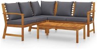Garden Furniture 4-piece Garden Sofa with Cushion Solid Acacia 3057776 3057776 - Zahradní nábytek