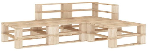 4-piece garden sofa made of wood pallets 3052153 3052153 - Garden Furniture - Main image