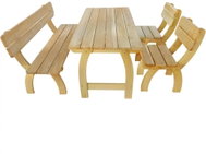4-piece garden furniture dining set impregnated pine 273753 273753 - Garden Furniture