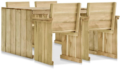5-piece garden sofa impregnated with pine 3054428 3054428 - Garden Furniture - Main image