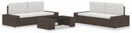 5-piece garden sofa polyrattan brown 3054587 3054587 - Garden Furniture