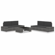5-piece garden sofa polyrattan gray 3054599 3054599 - Garden Furniture