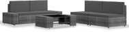 5-piece garden sofa polyrattan gray 3054606 3054606 - Garden Furniture
