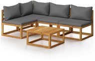 5-piece garden sofa with solid acacia cushions 3057626 3057626 - Garden Furniture