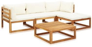 5-piece garden sofa with solid acacia cushions 45916 45916 - Garden Furniture