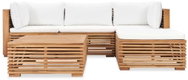 5-piece Garden Sofa with Cushions Solid Teak 3054657 3054657 - Garden Furniture
