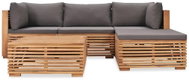 5-piece Garden Sofa with Cushions Solid Teak 3054660 3054660 - Garden Furniture